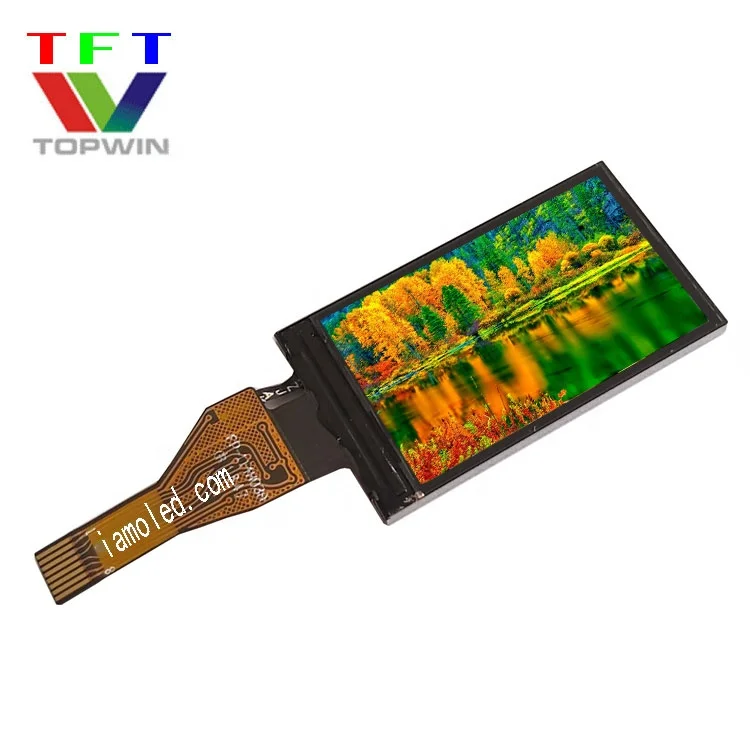 Topwin 1.14' 1.14inch 1.14 inch 135x240 pixels multi-color LH114TIF03 connector type TFT-LCD display  4-wire SPI Interface