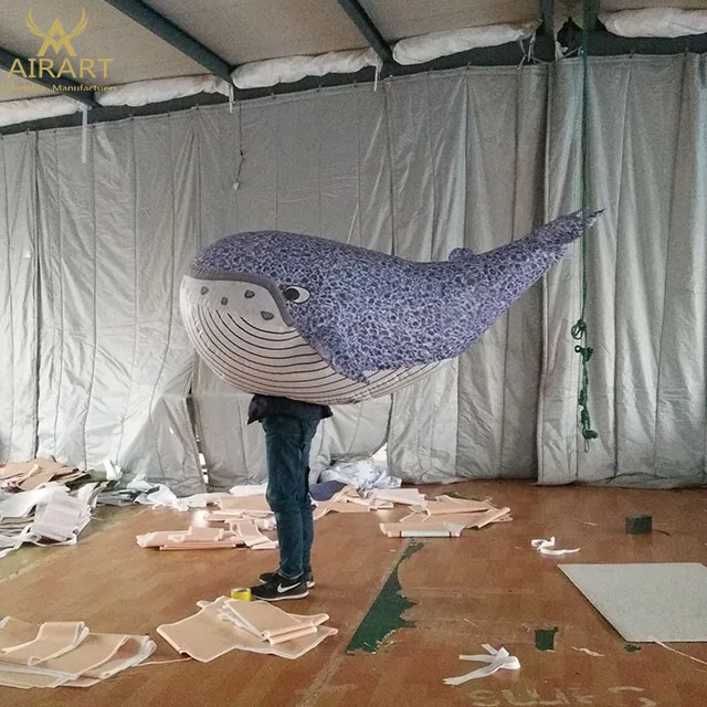Giant inflatable whale tent