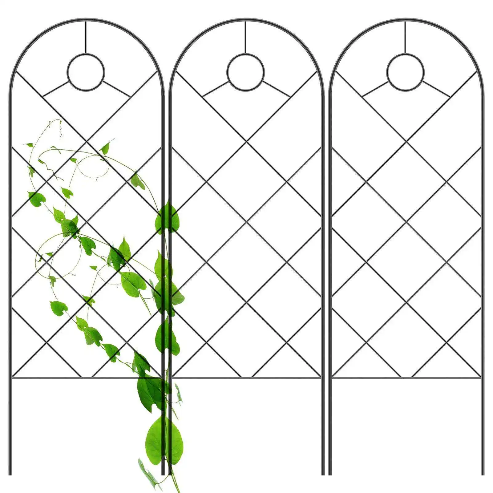 Garden Trellis Metal Rustproof Plant Support Trellis for Climbing Plants Outdoor Iron CLASSIC Flower Pots Planters
