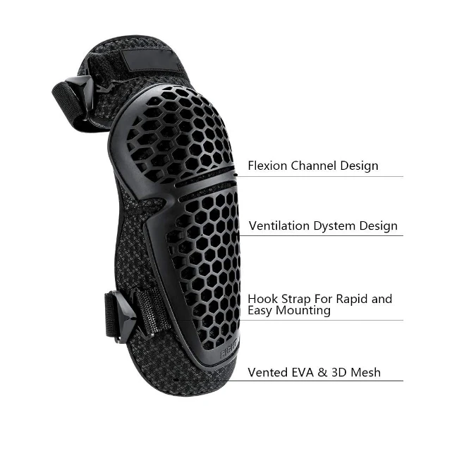 Zoomlon Summer  Honeycomb Breathable Knee Pads For Motorcycle  Protective Gear Motocross Knee Pad