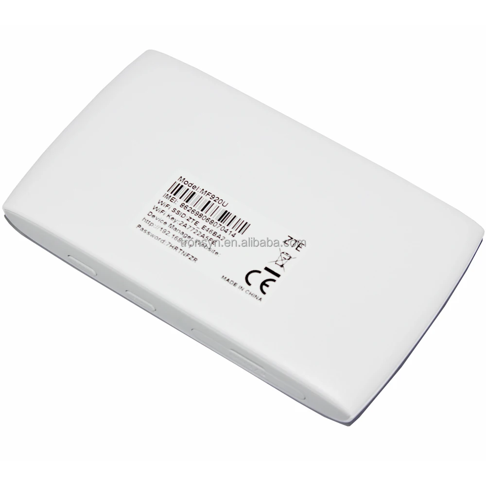 ZTE MF920U CAT4 150Mbps Mobile Hotspot 4G WiFi Router With 2400mAh With External Antenna Port