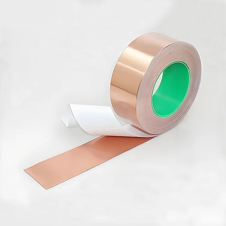 Copper Foil Tape Single and Double-sided Conductive Anti-radiation Electromagnetic Shielding Interference Strong Adhesive Tape