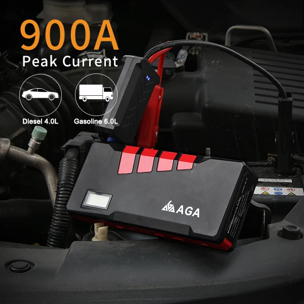 Best Multi Function Portable 12v 900a 20000mah Power Bank Car Battery Booster Jump Starter
