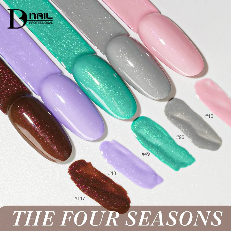 ICE NOVA Seasonal Nail Polish Nail Polish Customize Logo Full Collection Color Gel Polish Four Seasonal Glue