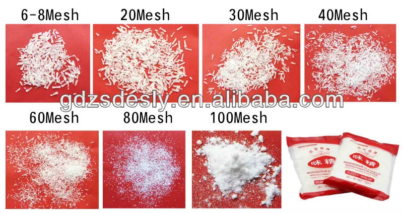OEM Factory Price Monosodium Glutamate Condiments Bulk Wholesale 25 kg Monosodium Glutamate 99% Msg