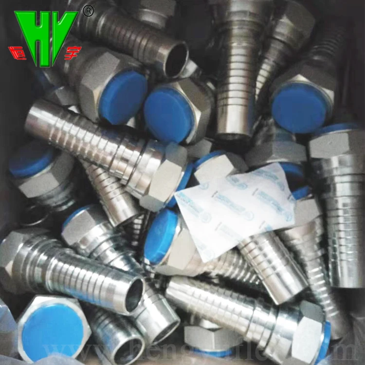 Custom hydraulic fittings hose ends carton steel SAE hose fittings