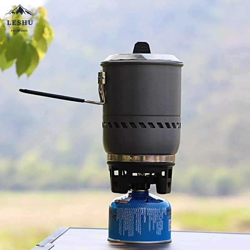 Hot sale four seasons portable backpacking mini gas aluminium reactor outdoor integrated picnic stove