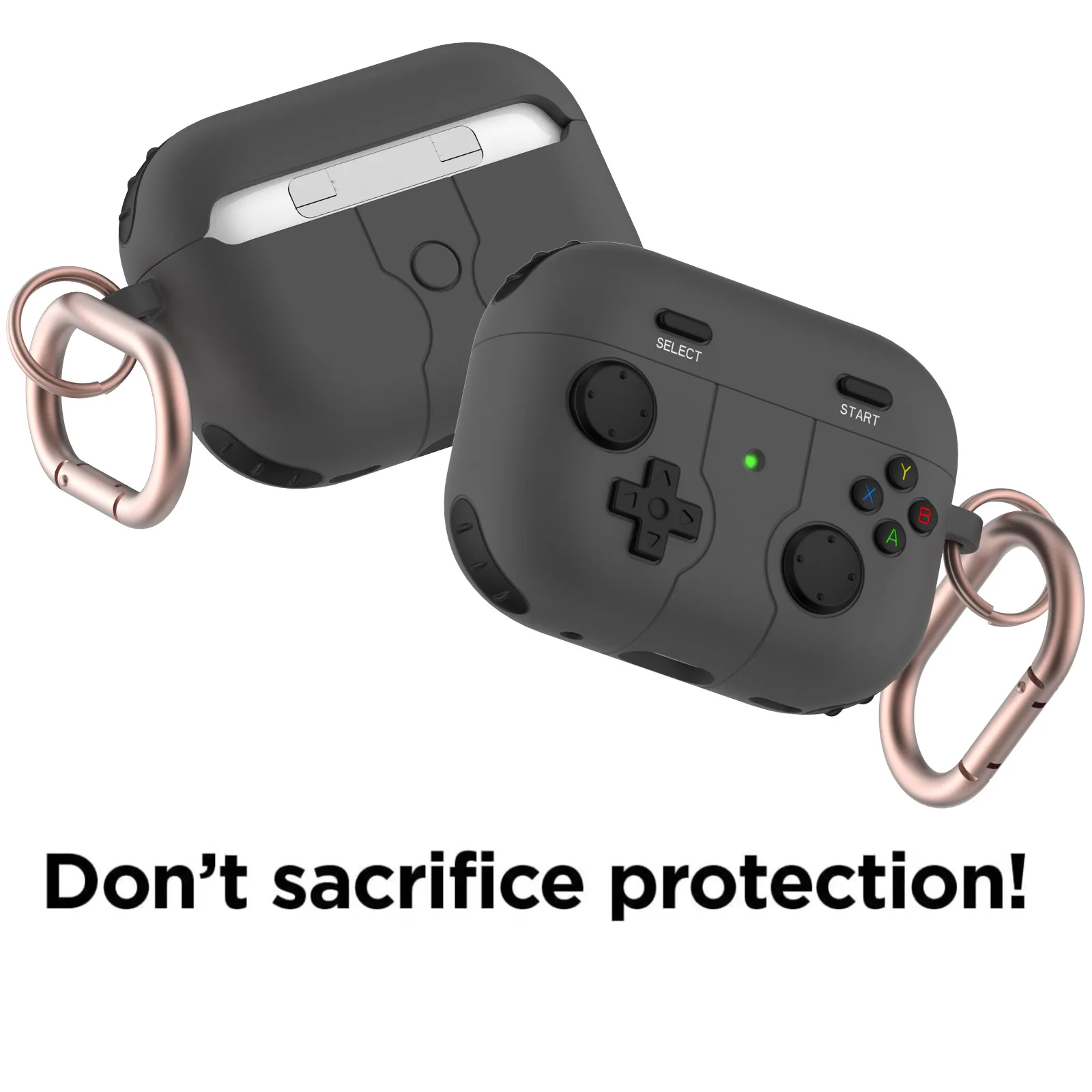 Shockproof Silicone Headphone Cover Wireless 3D Game Console Keychain Protective Cover for Airpod Pro 3