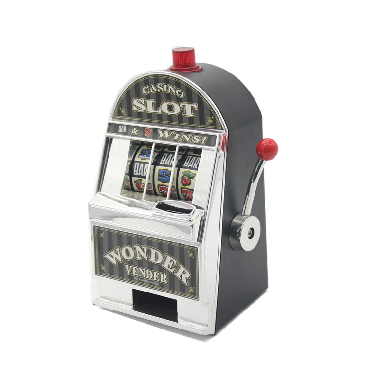 Hot sales Game Machine Casino Jackpot Slot Fun Coin 2-in-1 Slot Machine Money Box Toy