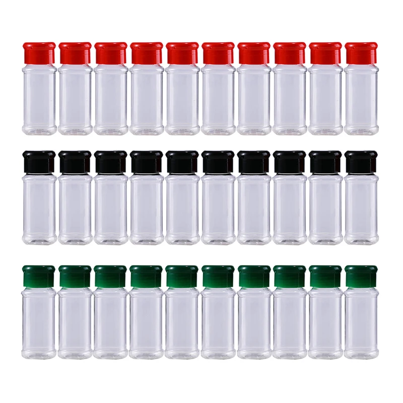 20 шт./компл. 100 мл стеклянные банки для специй соль перец шейкеры Набор банку может приправа бутылка барбекю кухонные принадлежности