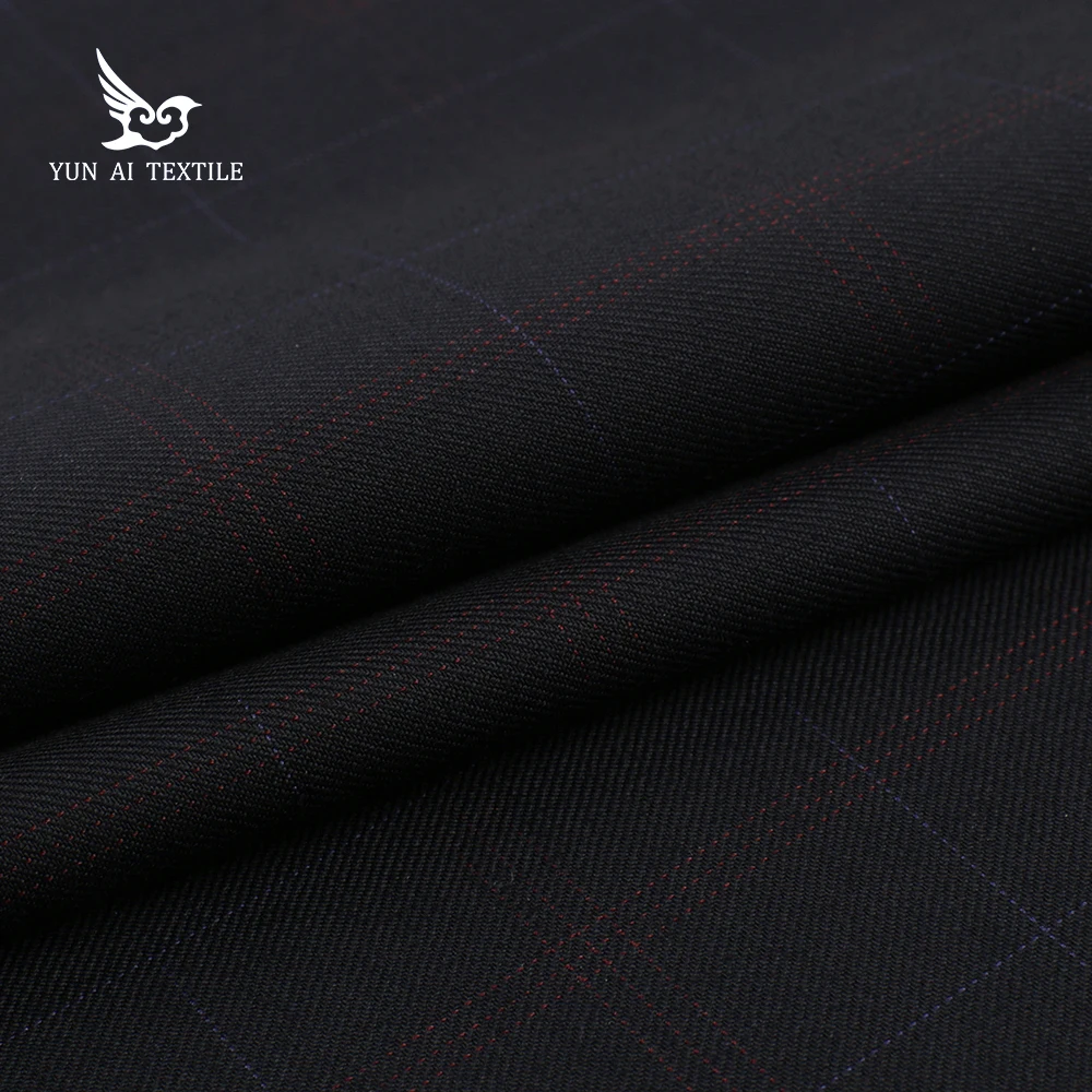 Итальянская плетеная шерстяная ткань 50% полиэстер 50% шерсть для пальто