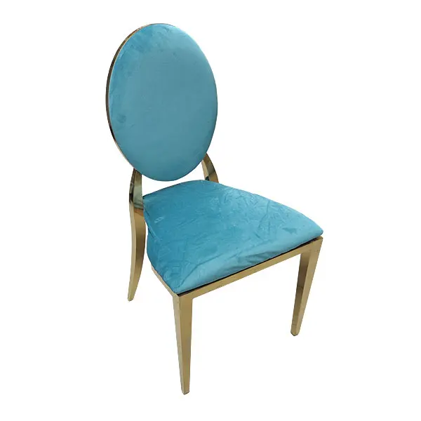 Factory supply pink and gold events stainless steel stackable chair gold luxury louis events banquet wedding chairs for event