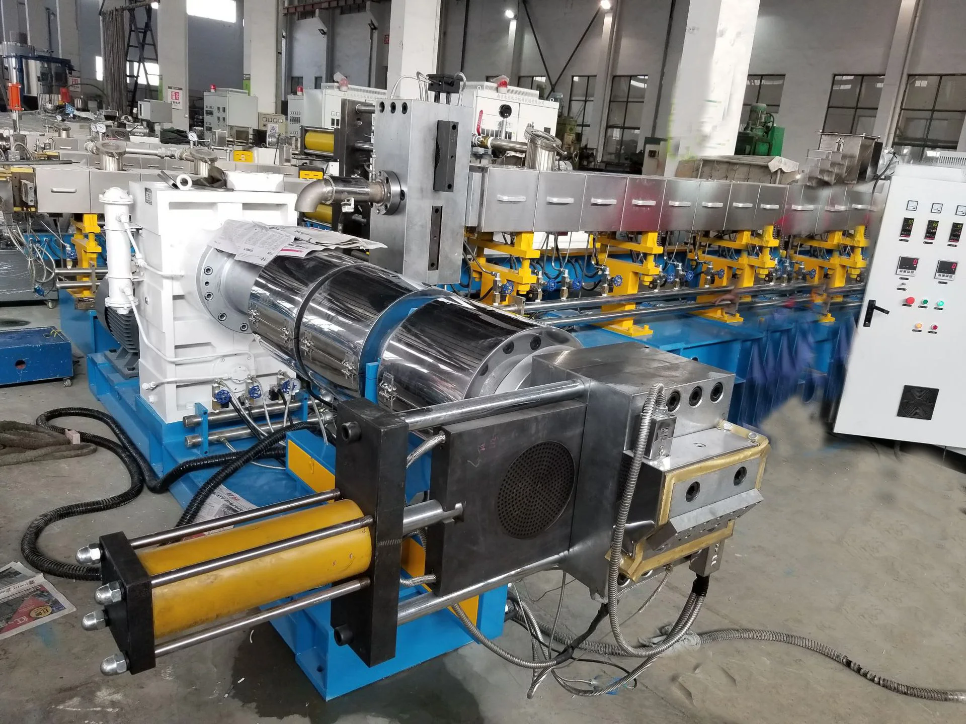 two stage recycle machine pp lldpe ldpe hdpe pp pe film double stage granulators double stage plastic granulator