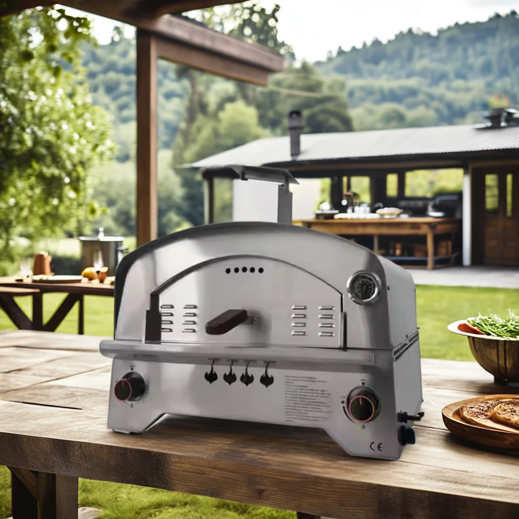 Газовая печь конвейера для пиццы: выбранные печи пиццы с кирпичом в продаже и портативные наружные модели
