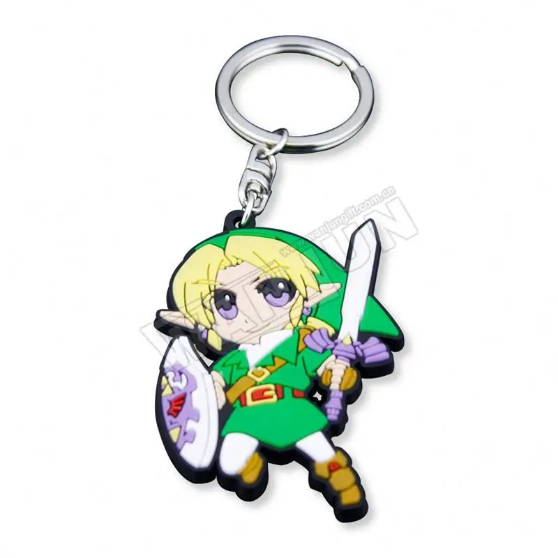 China Factory Supplied Top Quality Wholesale Rubber Band Gun Key Chain Pvc Key Chain Bike