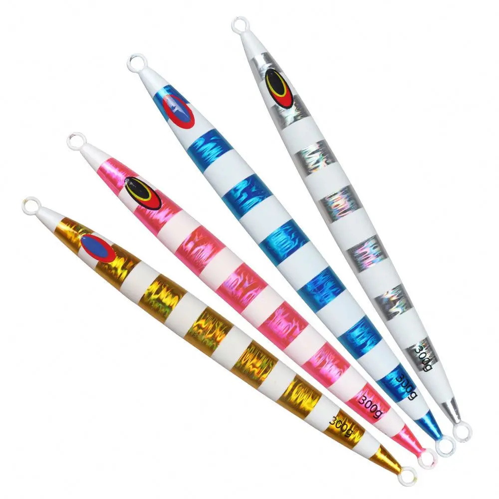 Topline Fish Lures 120G/150G/200G/250G/300G/400G 4Colors Long Shot Sea Jig Fishing Lure