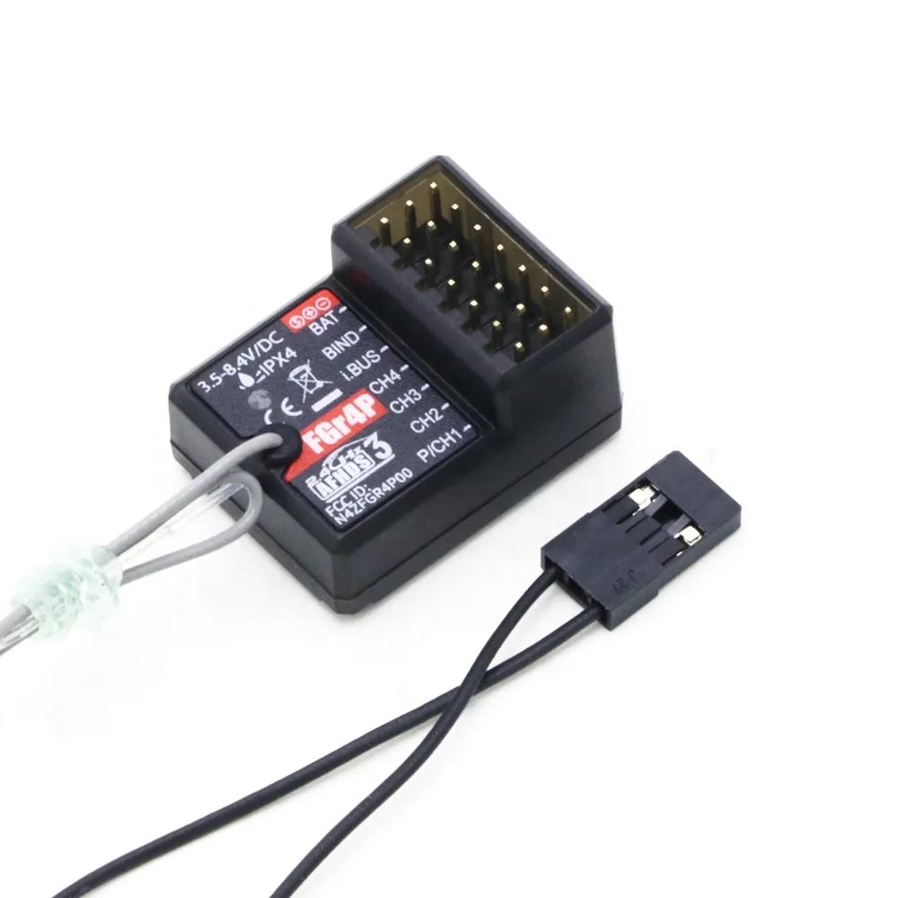 Flysky FGR4 FGR4S FGR4P встроенный одноантенный двунаправленный приемник PPM IBUS PWM для FS-NB4 компонентов дистанционного управления
