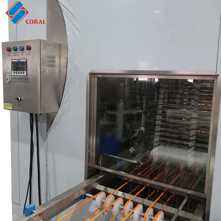 Low Consumption Durable Vertical Cooling Cabinet Custom Wafer Biscuit Production Line Wafer Cooling Cabinet
