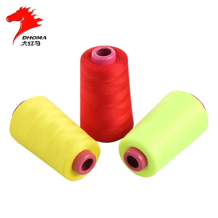 TFO Polyester Sewing Thread Colorful polyester yarn dyed no knots 40S/3 5000y cheap sewing thread for sewing