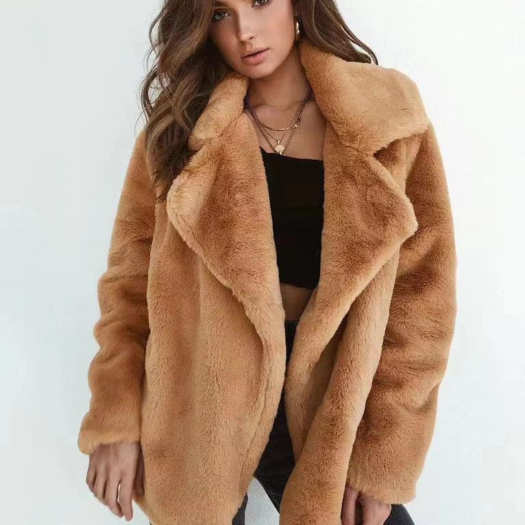 
Teddy Jacket Womens New Fashion Style Clothing Faux Fur Teddy Coat Women Jackets 