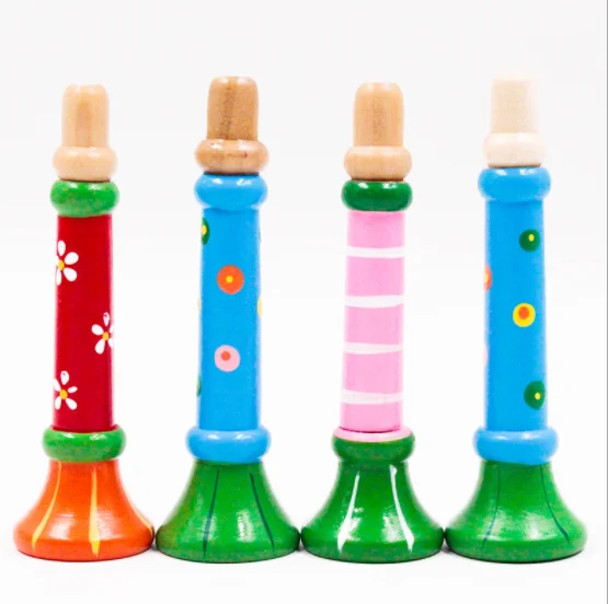 Cheap Natural Wooden Trumpet