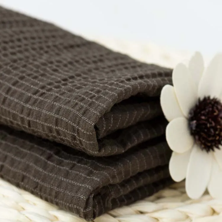 Supplier personalized wholesale price natural lightweight blended 96% ramie 4% polyester fabric woven fabrics for clothing dress