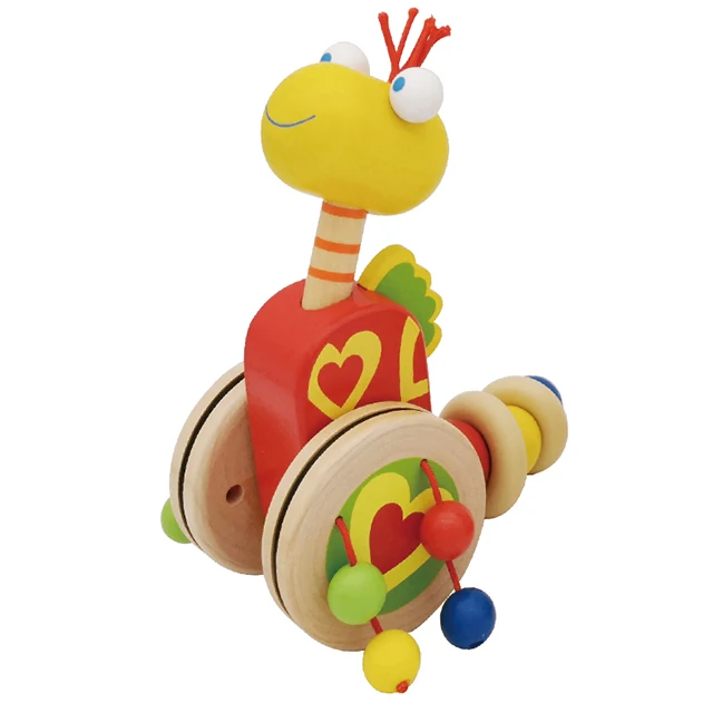 2020 best sale educational wooden baby push toys for toddlers
