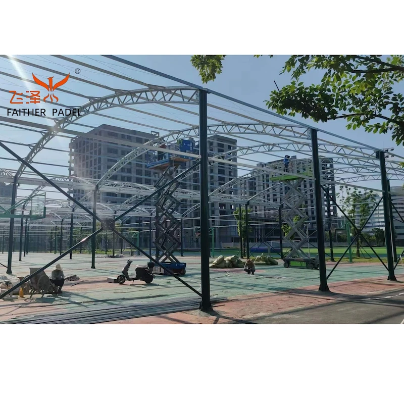 Classic Long-lasting Anti-corrosion Padel Courts Cover Paddle Tennis Tent to Tennis Clubs and Sports Clubs