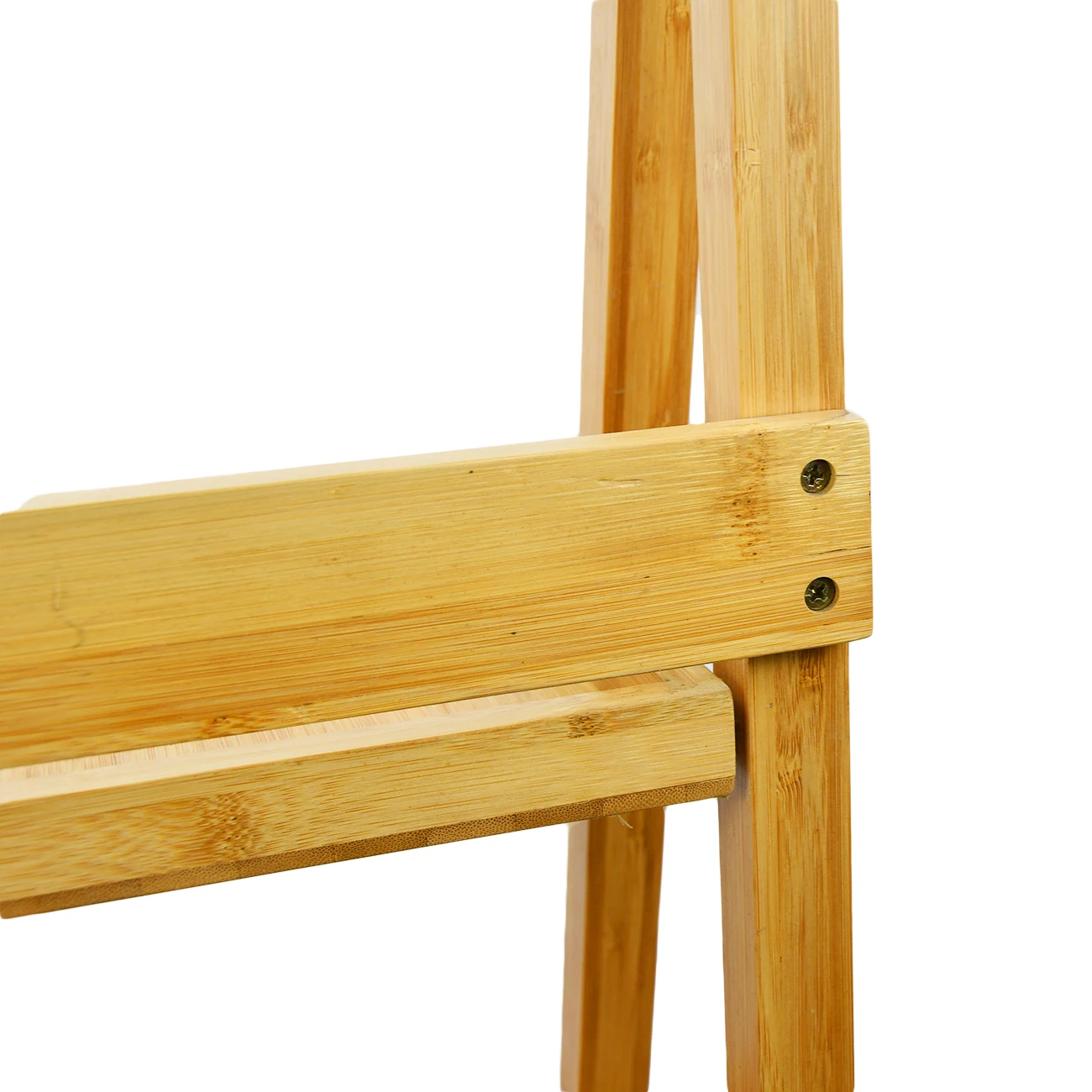 Multifunctional 4 Tier Foldable Bamboo Flower Pot Rack Shelf Ladder Shelving Display Stand Bookshelf Storage Rack