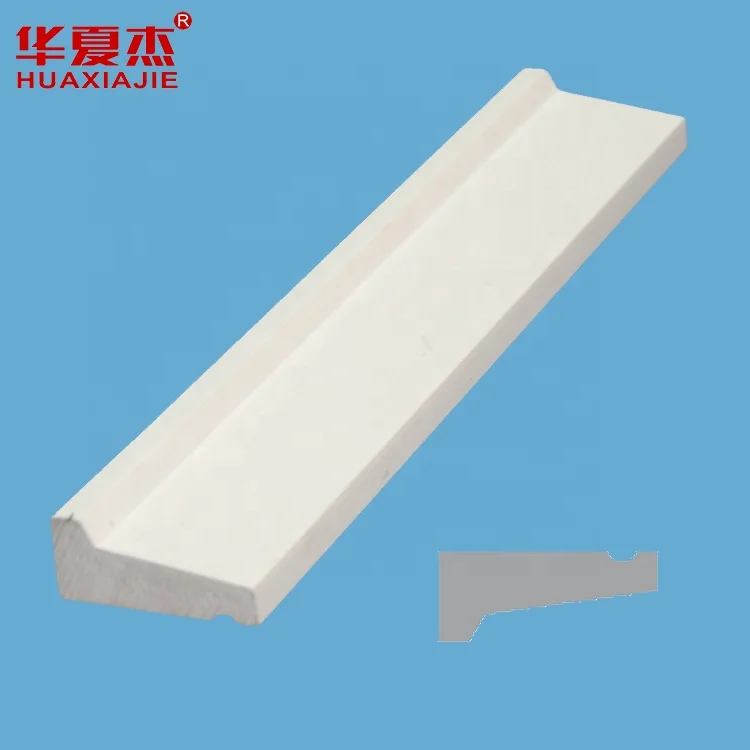 Vinyl 1x2 Pvc Trim Board Pvc Molding Trim Plank White Other Plastic Building Materials 0.35kgs/ M
