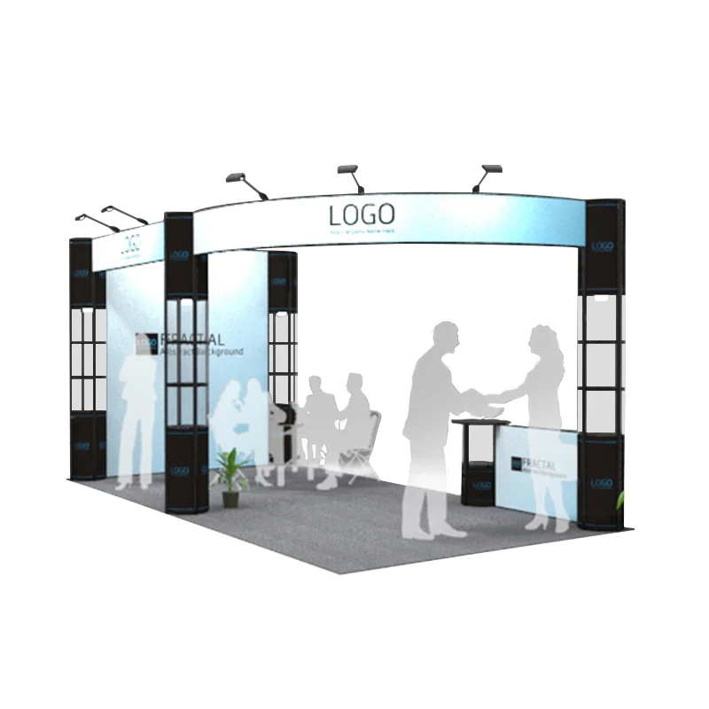 Aluminum 10*20ft Event Exhibition Booth Exhibition Stands Trade Show Booth Display puesto