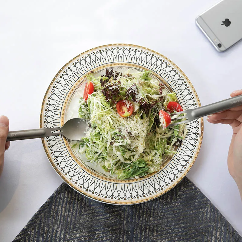 RTS Nextool Portable 2-in-1 Tableware Sports Healthy Camping Fork Spoon Detachable Office Outdoor