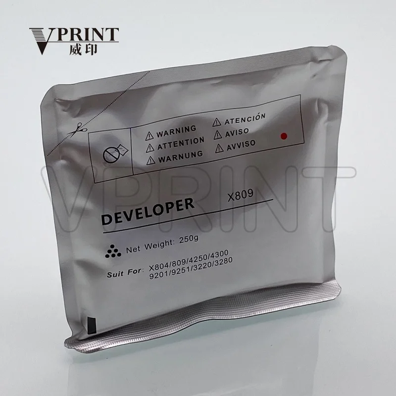 Compatible NEW Black Cayn Magenta Yellow Developer X809 for Samsung X4250 X4300 SCX 9201 9251 3220 3280 Printer Spare Parts