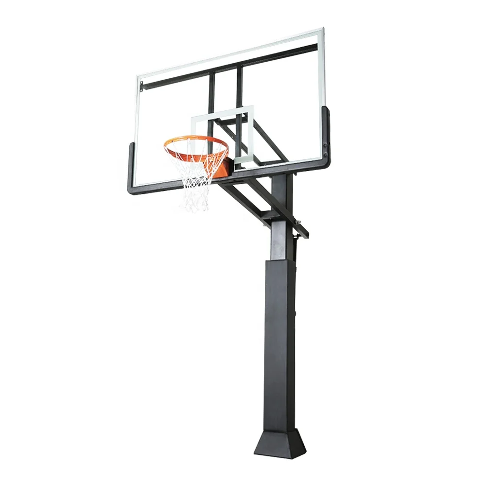 Outdoor Portable Basketball Stand 7.5-10ft Adjust Basketball Hoop Goal with 54Inch Backboard Basketball Rim Net
