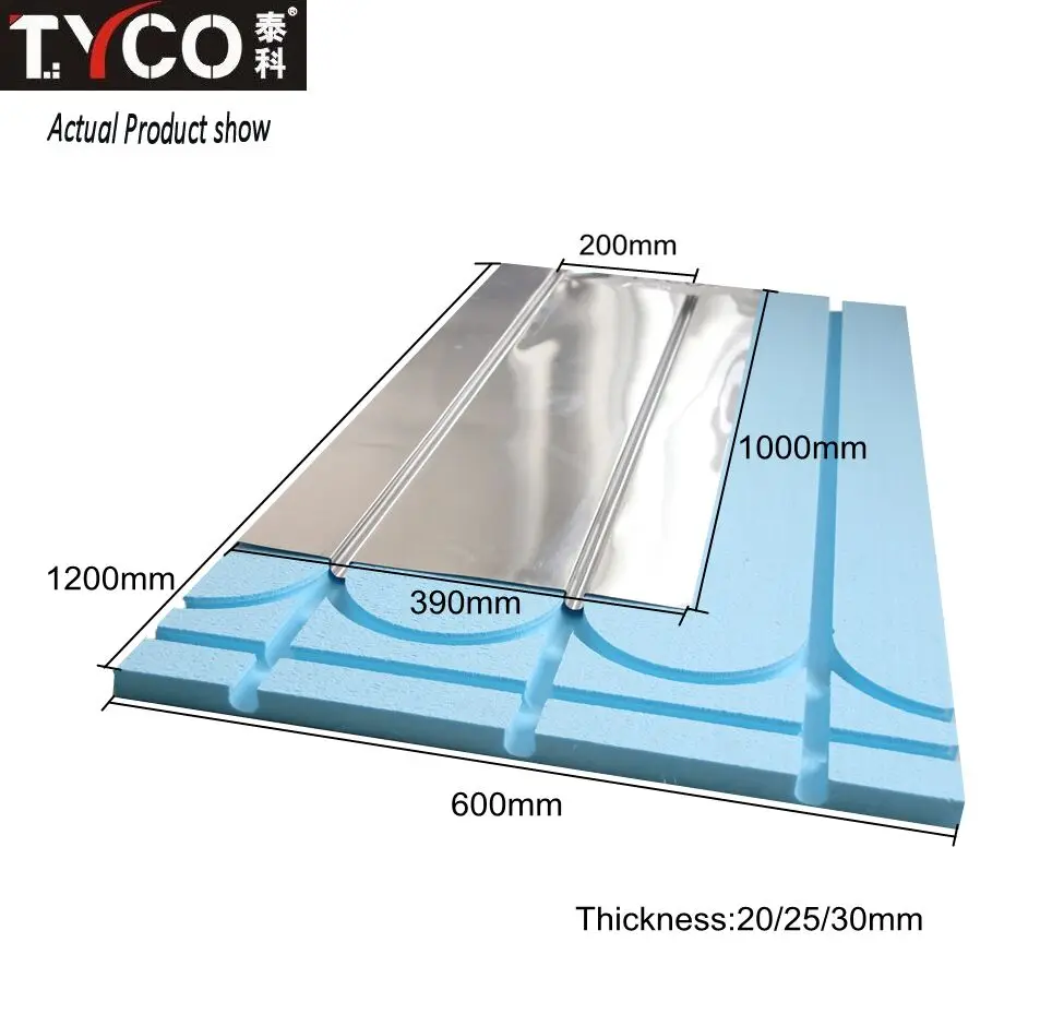 Heating system for floor by hot water