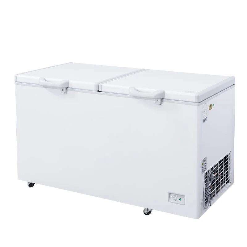 Supermarket Refrigerator and freezer Commercial Ice Cream Double door chest deep fridge Freezer
