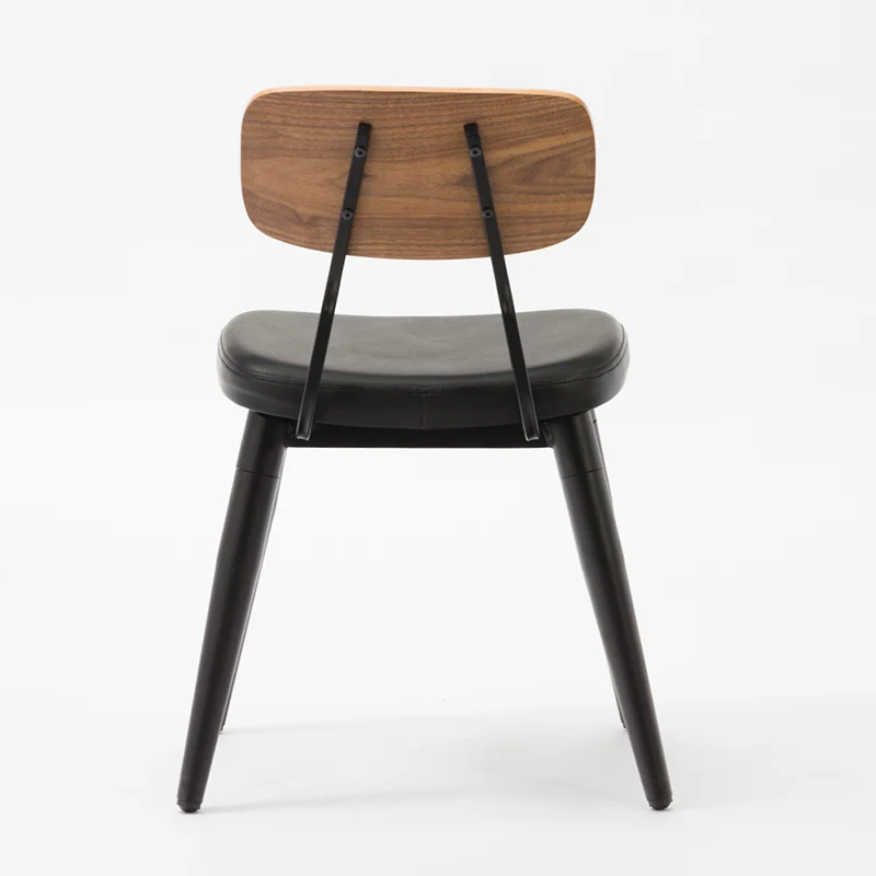 Amazon Wholesale North Euro Style Dining Chair with  PU Cushion with Back Rest GA2001C-45STP