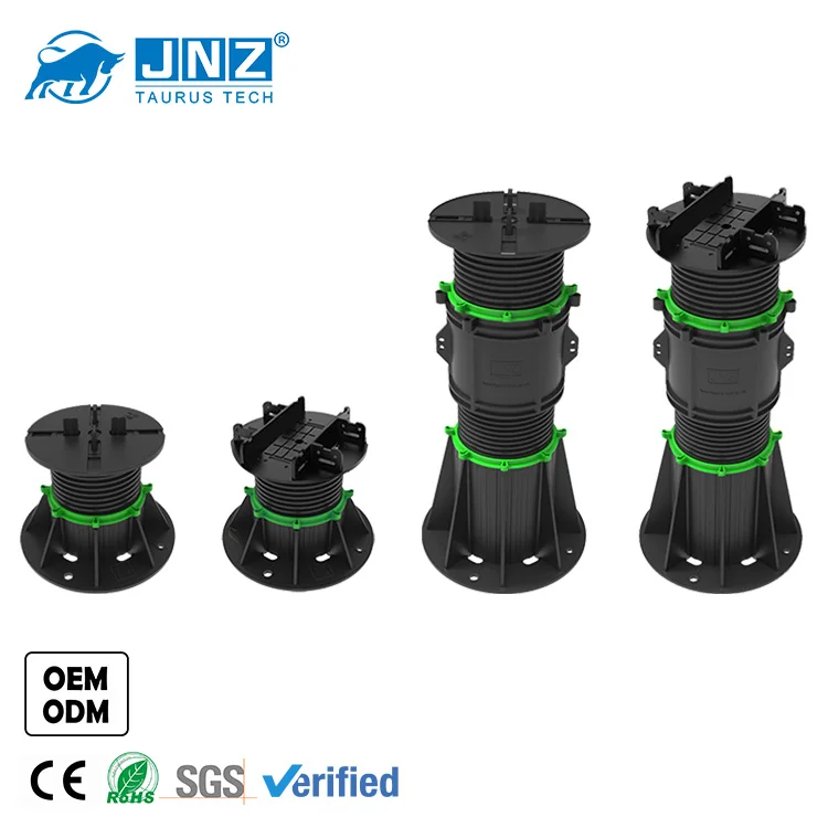 JNZ Sold very hot adjustable plots high quality plastic Paving supporter pedestals system