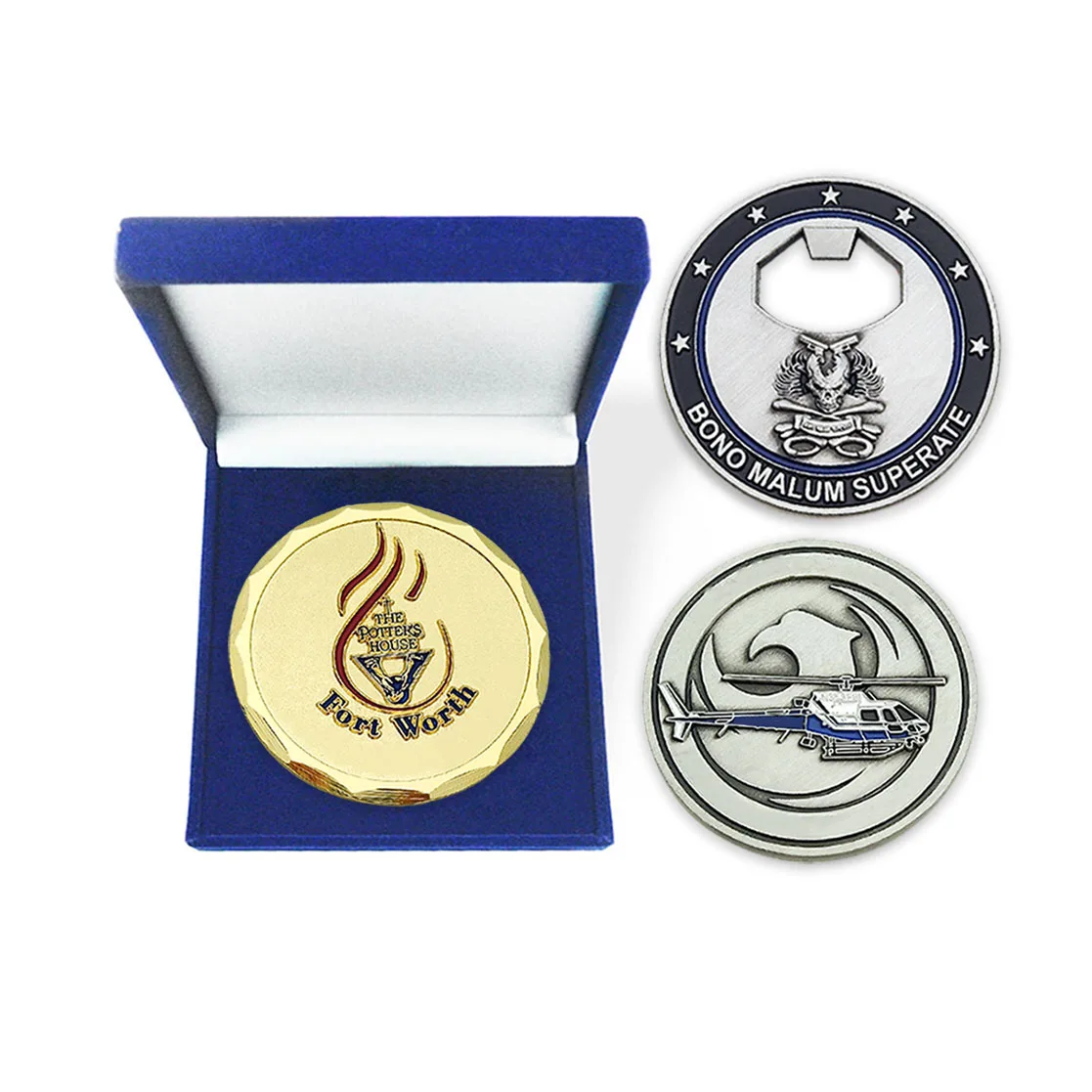 Customized Gold Silver Plated Metal Embossed 3D Logo Challenge Coin New Zealand