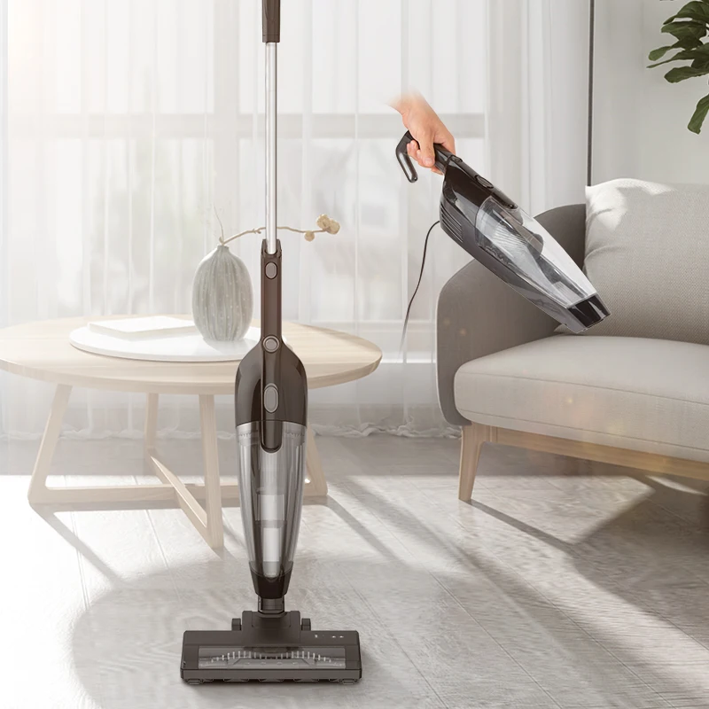 High Power 300W 2 In 1 Price Vertical Home Electric Bagless Vacuum Cleaner Cyclonic Upright Stick Vacuum Cleaner