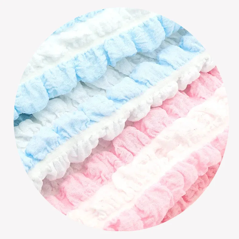 New Design Fashion Cream Style Seersucker Fabric Patchwork Color Jacquard Fabric For Women Garment Dress