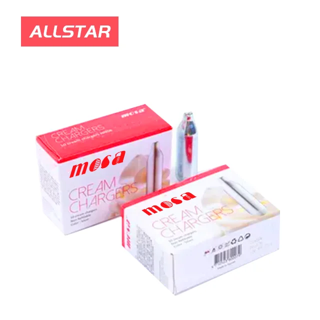 2022 Best Sale China Mosa Excellent Storage Cream Chargers Several Flavors