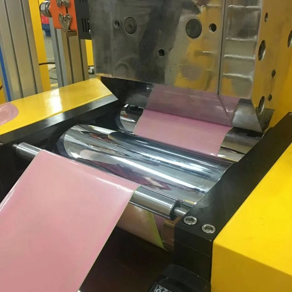 lab cast film machine with three extrusion screw