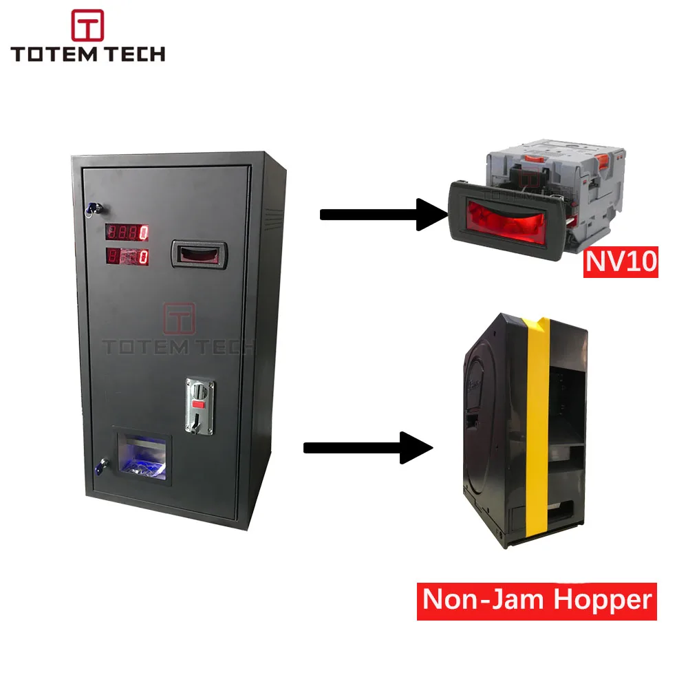 Durable Popular Smart Currency to Tokens Machine Banknote Exchange for Game Supermarket Parking Lots