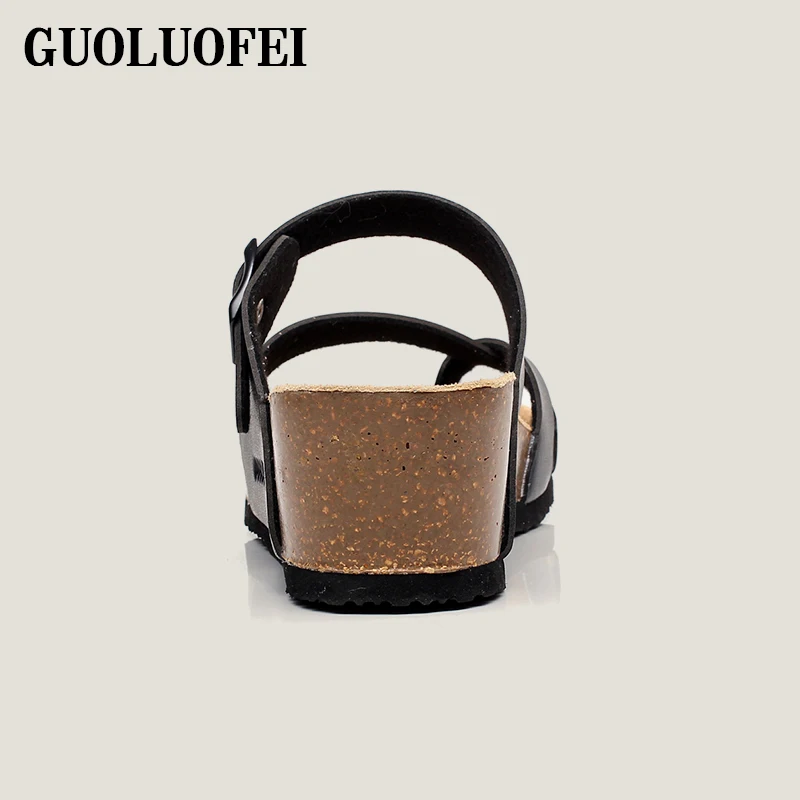 Women Floral Print EVA Wedge Heel Sandal Summer Autumn Beach Slippers For Ladies