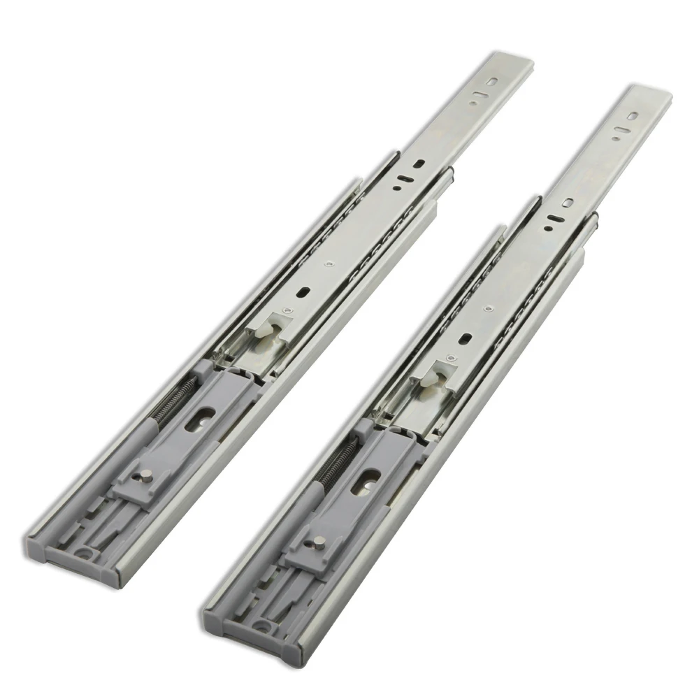 Superior quality 45mm Oem Drawer Slides With Damping Buffer Soft Close Drawer Slide