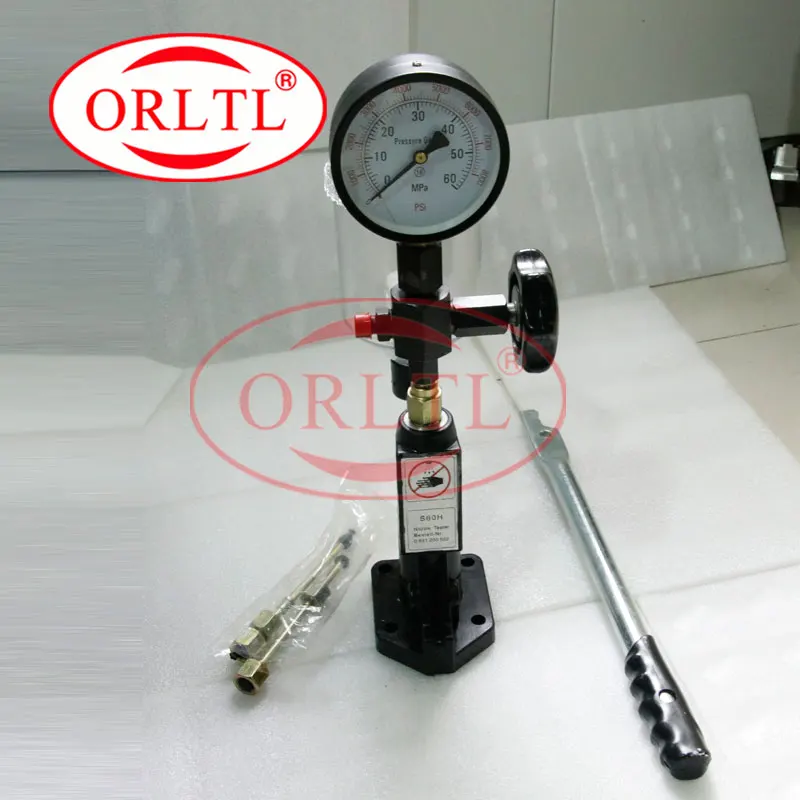 ORLTL diesel pump calibration machine s60h  fuel injector nozzle tester pressure gauge calibration machine injector pump tools