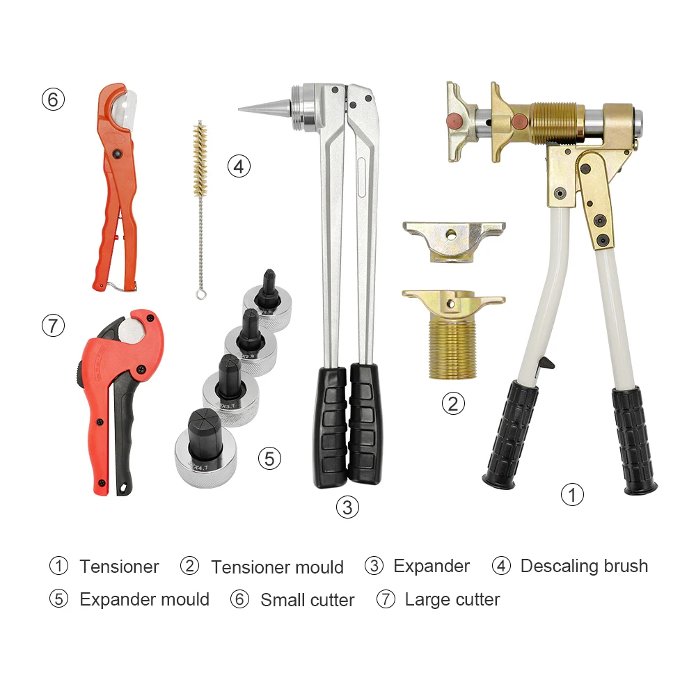 PEX Pipe Expander Tool Set Tube Expanding Machine Dia 32mm