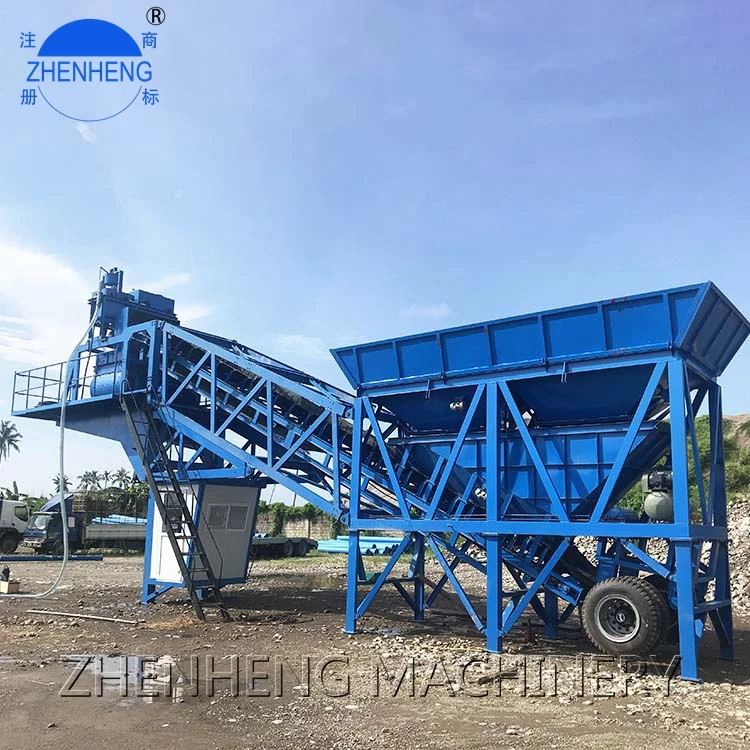 Lightweight Mobile Mtz 1000 1500 Concrete Batching Plant Electric Dubai In Oman Sale To Sri Lanka