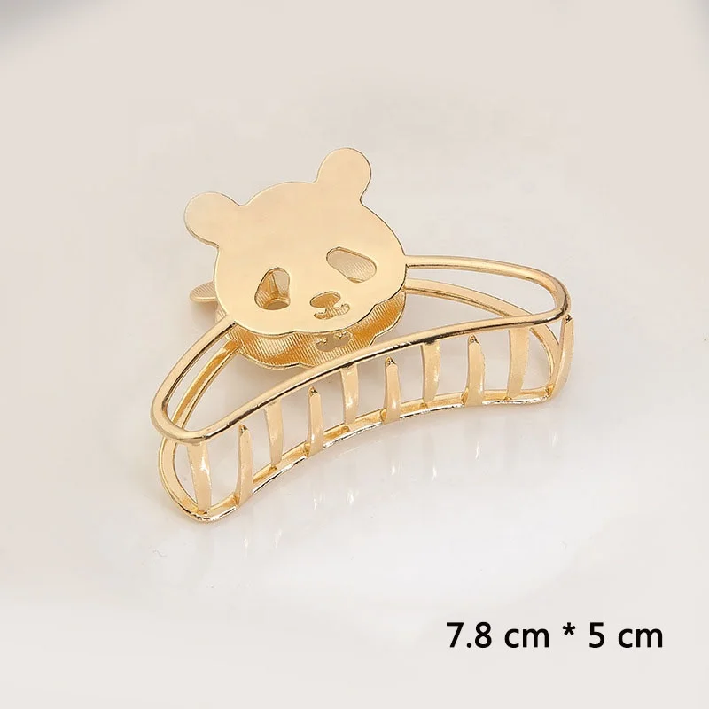 
Custom 2021 Summer Fashionable Hairpin Women Metallic Butterfly Claw Hair Clips 